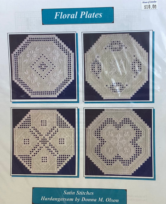 Floral Plates: Hardanger by Satin Stitches