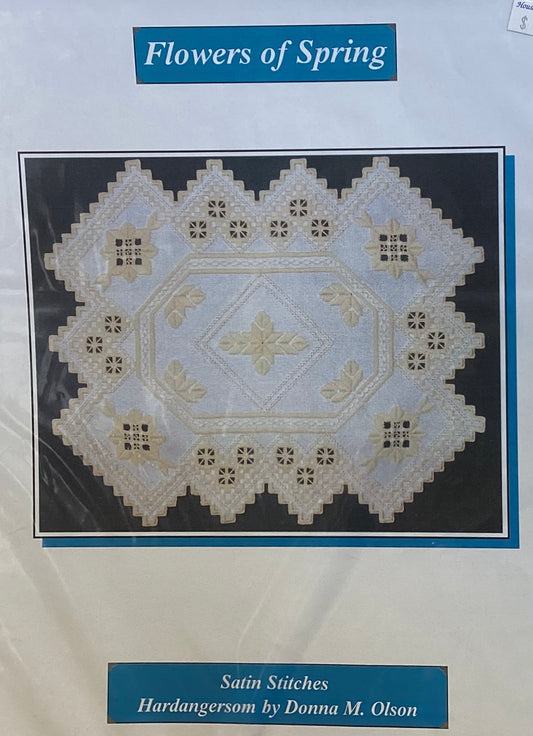 Flowers of Spring: Hardanger by Satin Stitches