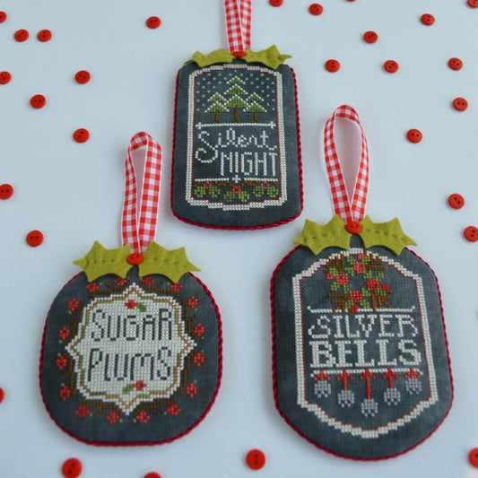 Chalkboard Ornaments: Christmas Collection Part Three by Hands on Design hd102