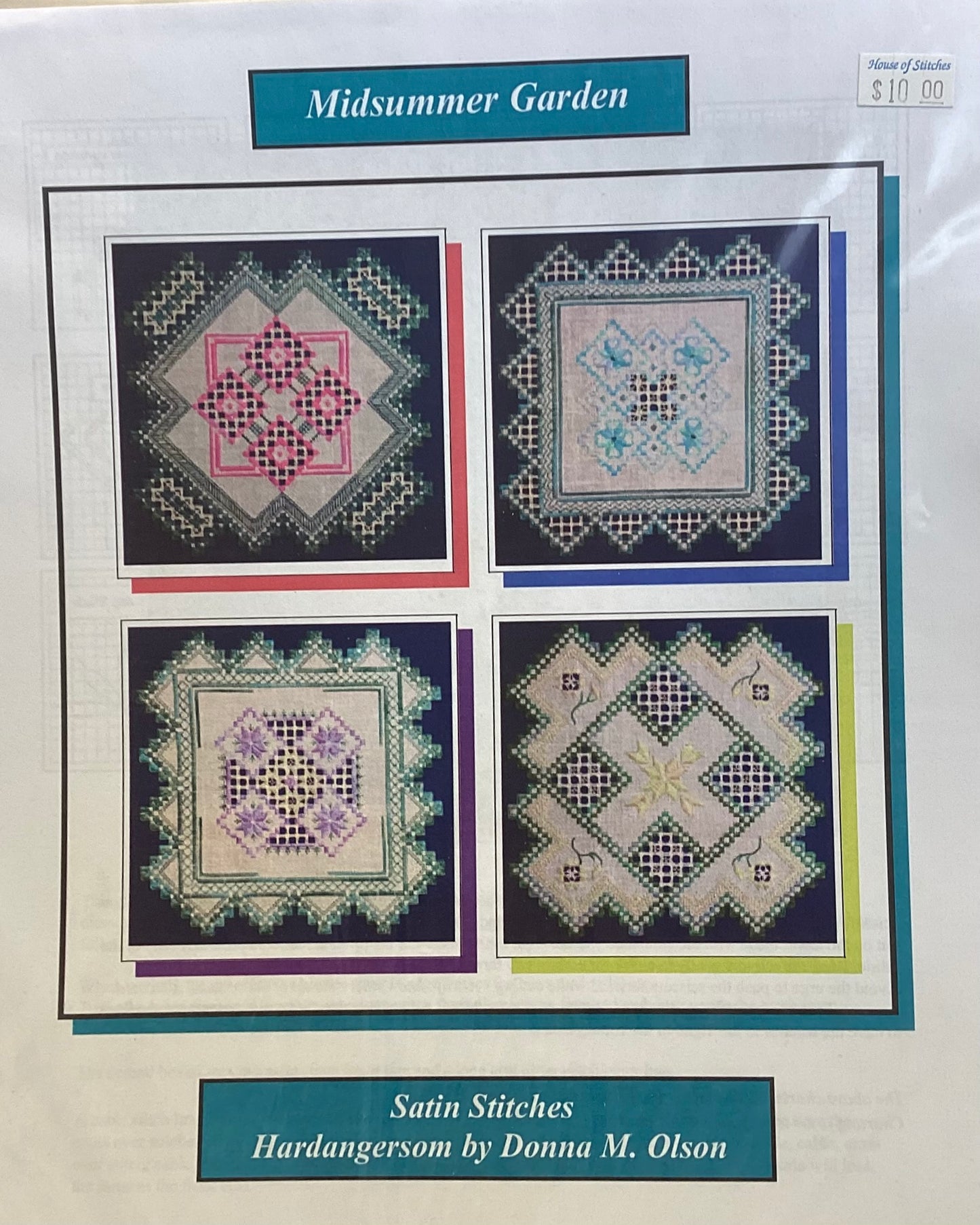 Midsummer Garden: Hardanger by Satin Stitches