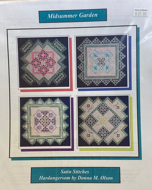 Midsummer Garden: Hardanger by Satin Stitches