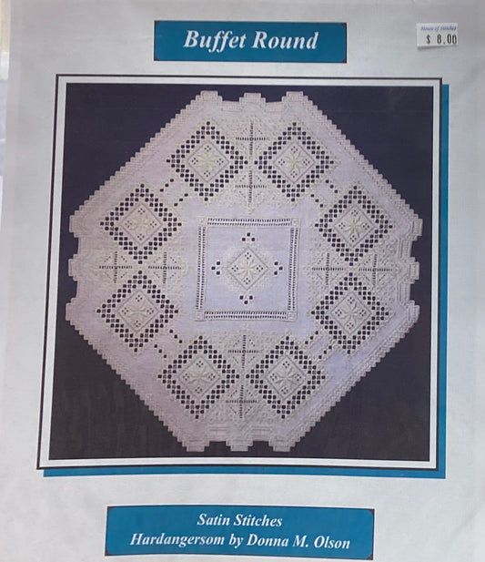 Buffet Round:  Hardanger by Satin Stitches