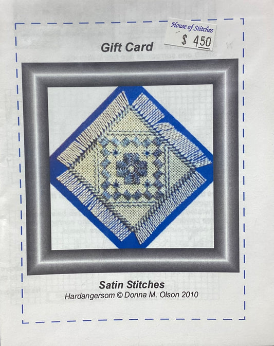 Gif Card 5: Hardanger by Satin Stitches