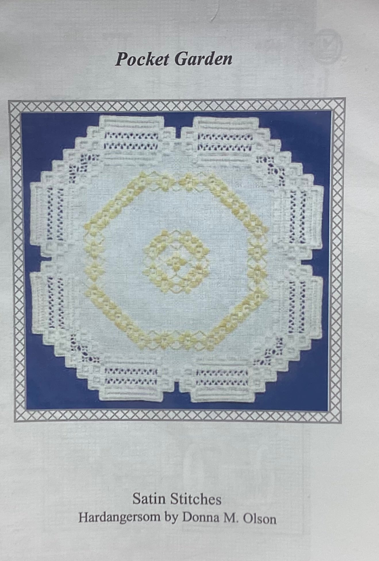 Pocket Garden: Hardanger by Satin Stitches