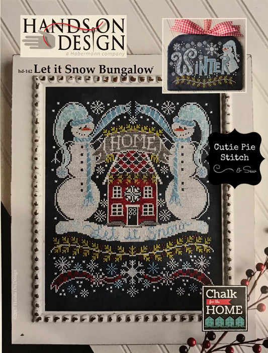 Chalk for the HOME: Let it Snow Bungalow by Hands on Design hd142