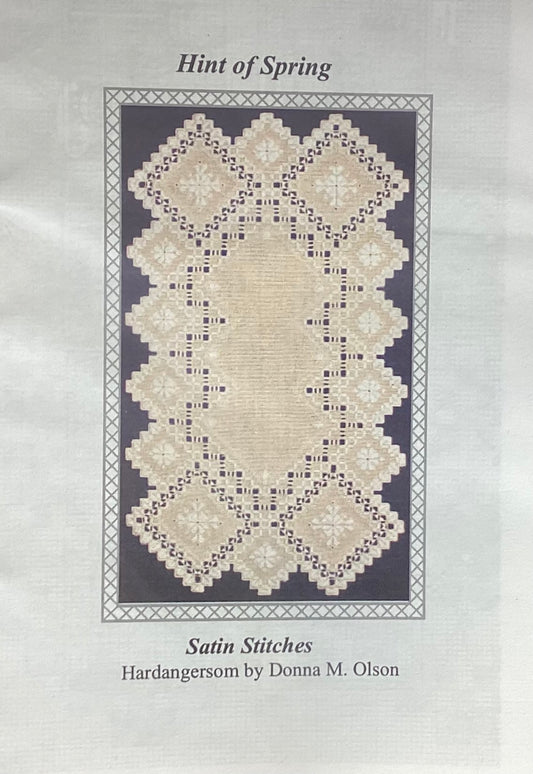 Hint of Spring: Hardanger by Satin Stitches