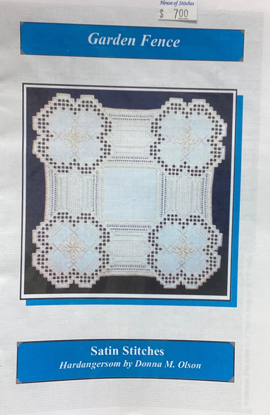Garden Fence: Hardanger by Satin Stitches