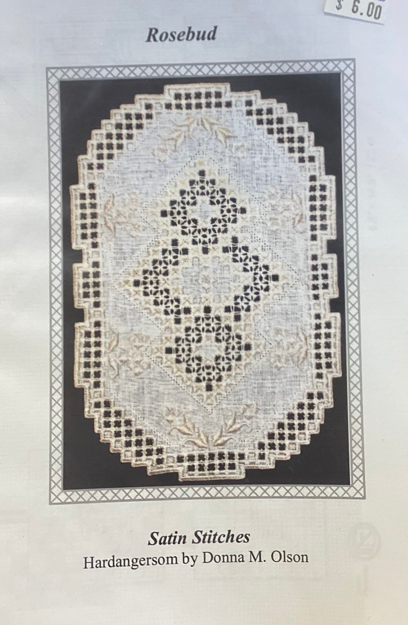 Rosebud: Hardanger by Satin Stitches