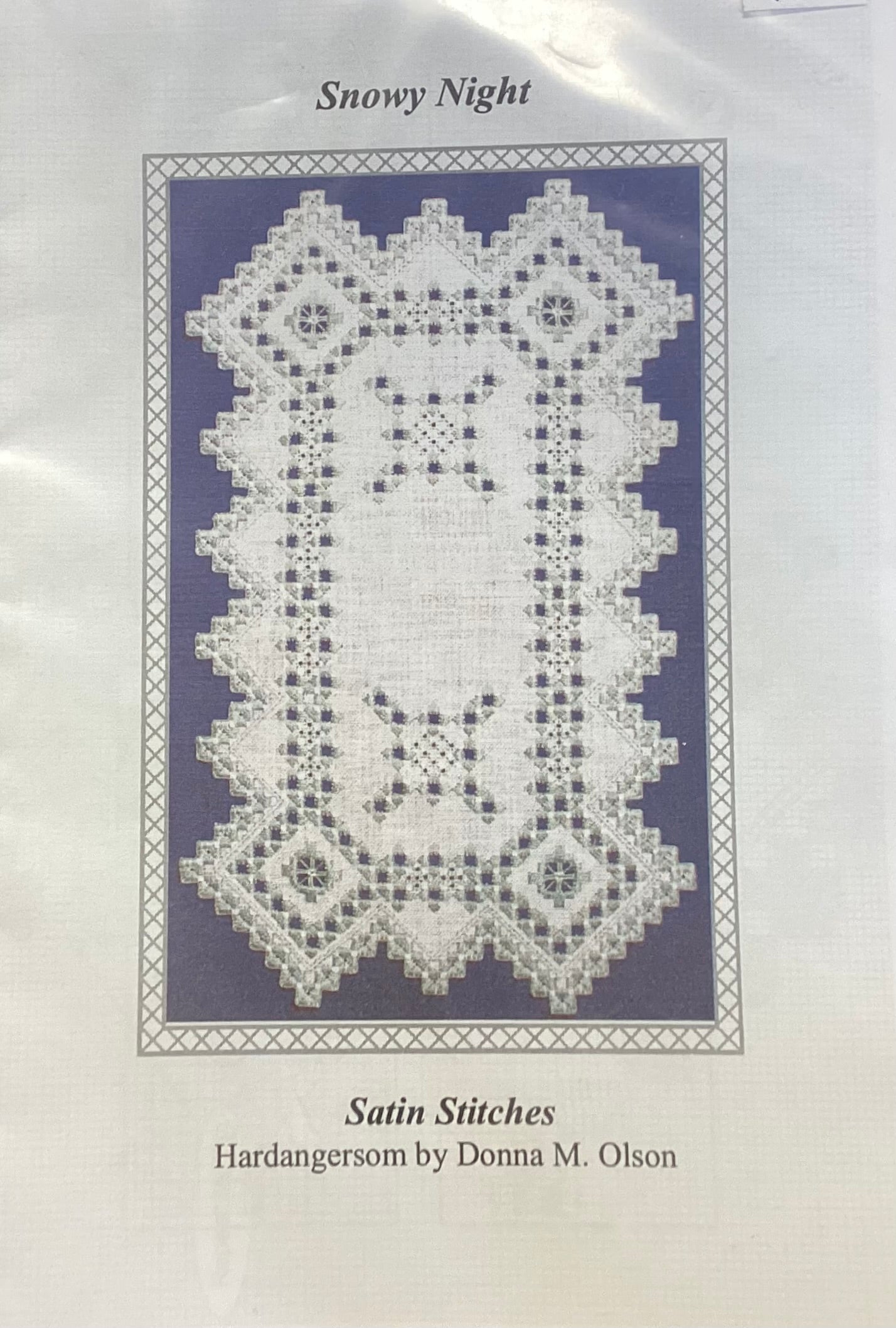 Snowy Night: Hardanger by Satin Stitches