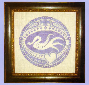 Swan Roundel by The Workbasket