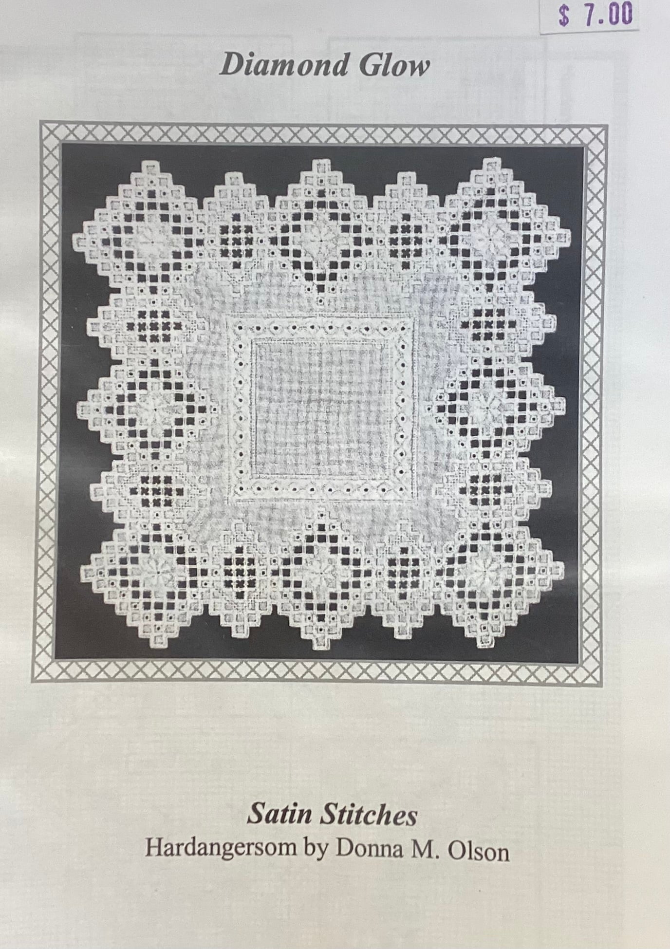 Diamond Glow: Hardanger by Satin Stitches