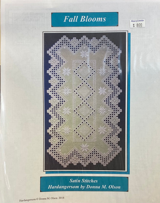 Fall Blooms: Hardanger by Satin Stitches