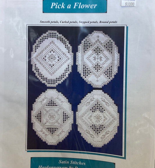 Pick a Flower: Hardanger by Satin Stitches