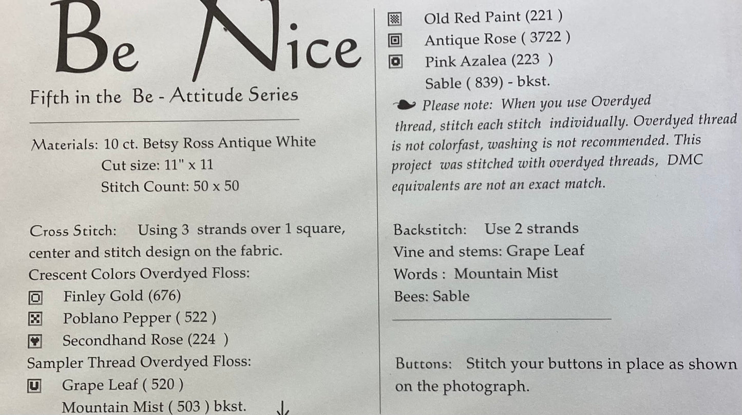 Be Nice by Shepherd’s Bush