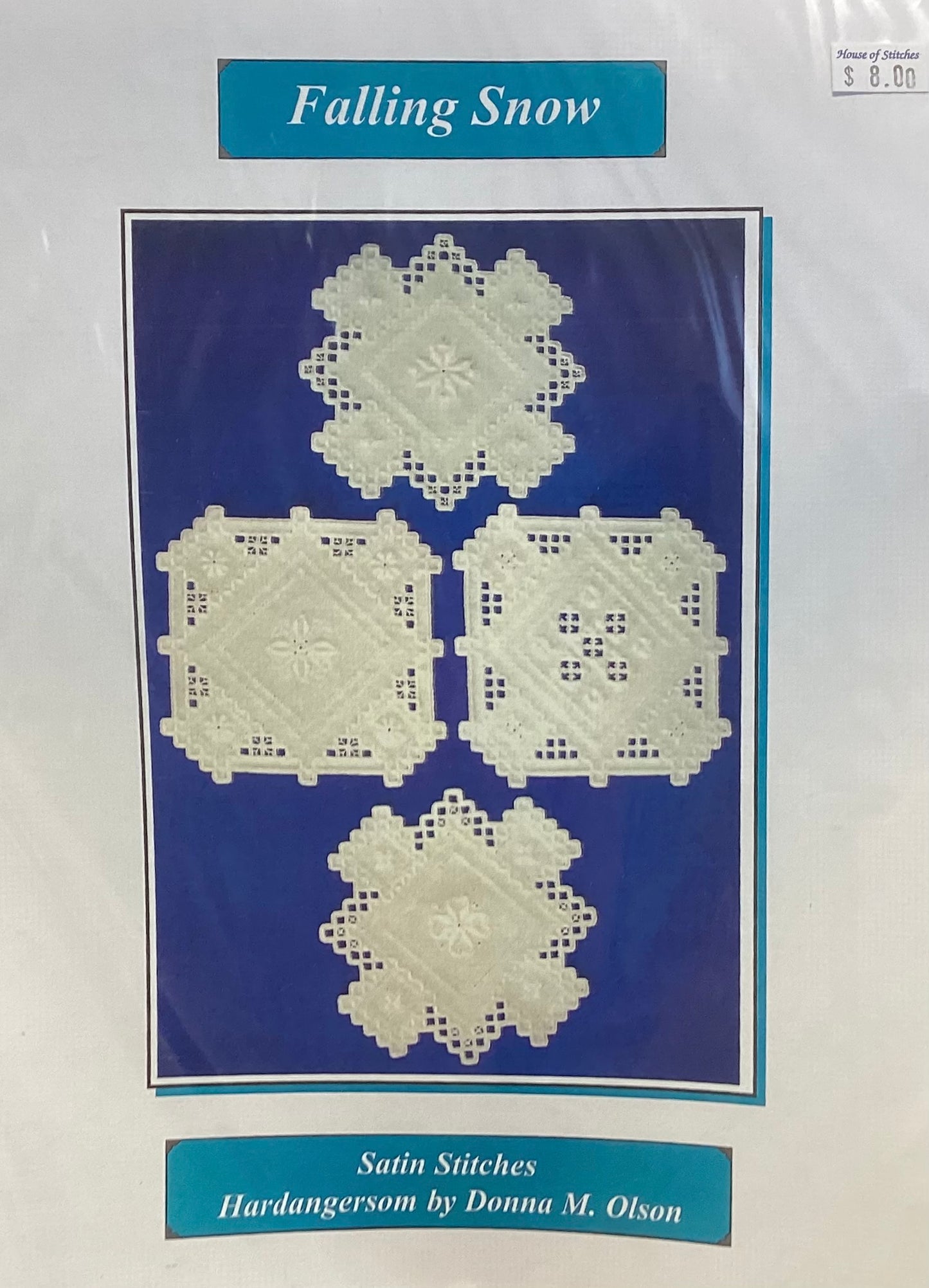 Falling Snow: Hardanger by Satin Stitches