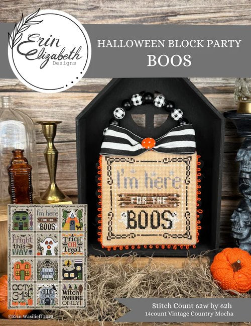 Halloween Block Party: Boos by Erin Elizabeth Designs