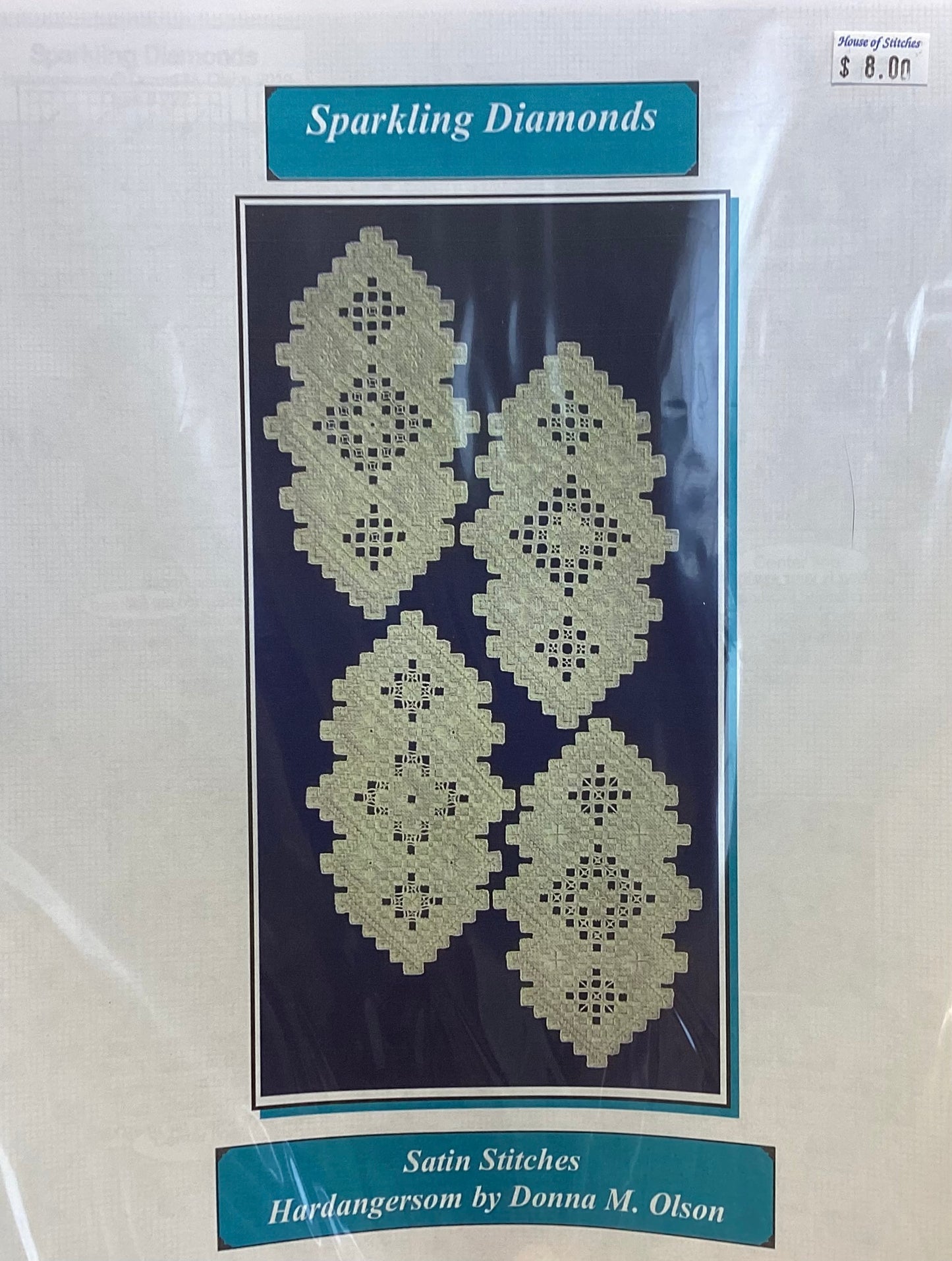 Sparkling Diamond:  Hardanger by Satin Stitches