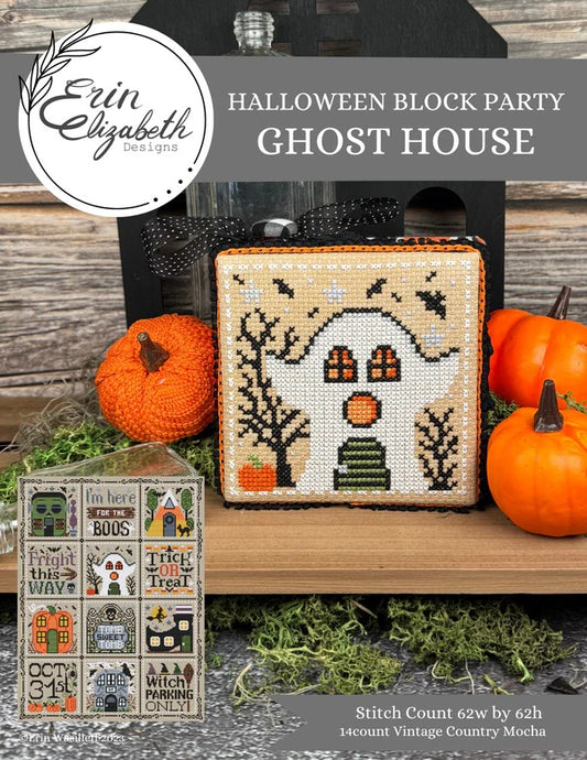 Halloween Block Party: Ghost House by Erin Elizabeth Designs