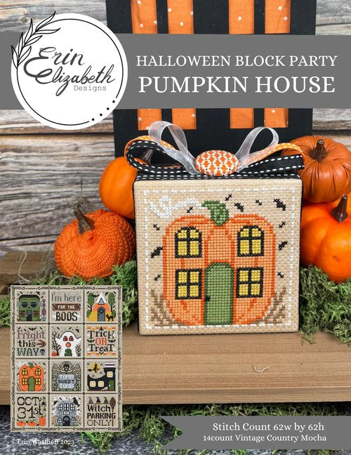 Halloween Block Party: Pumpkin House by Erin Elizabeth Designs