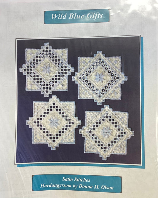 Wild Blue Gifts:  Hardanger by Satin Stitches