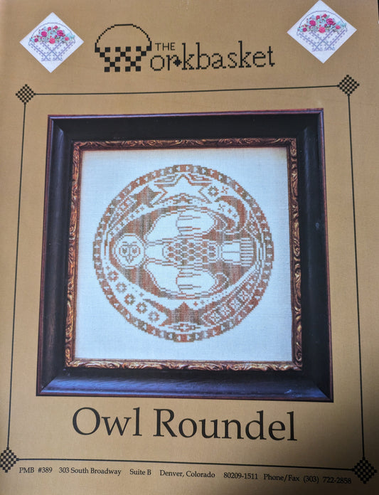 Owl Roundel by The Workbasket