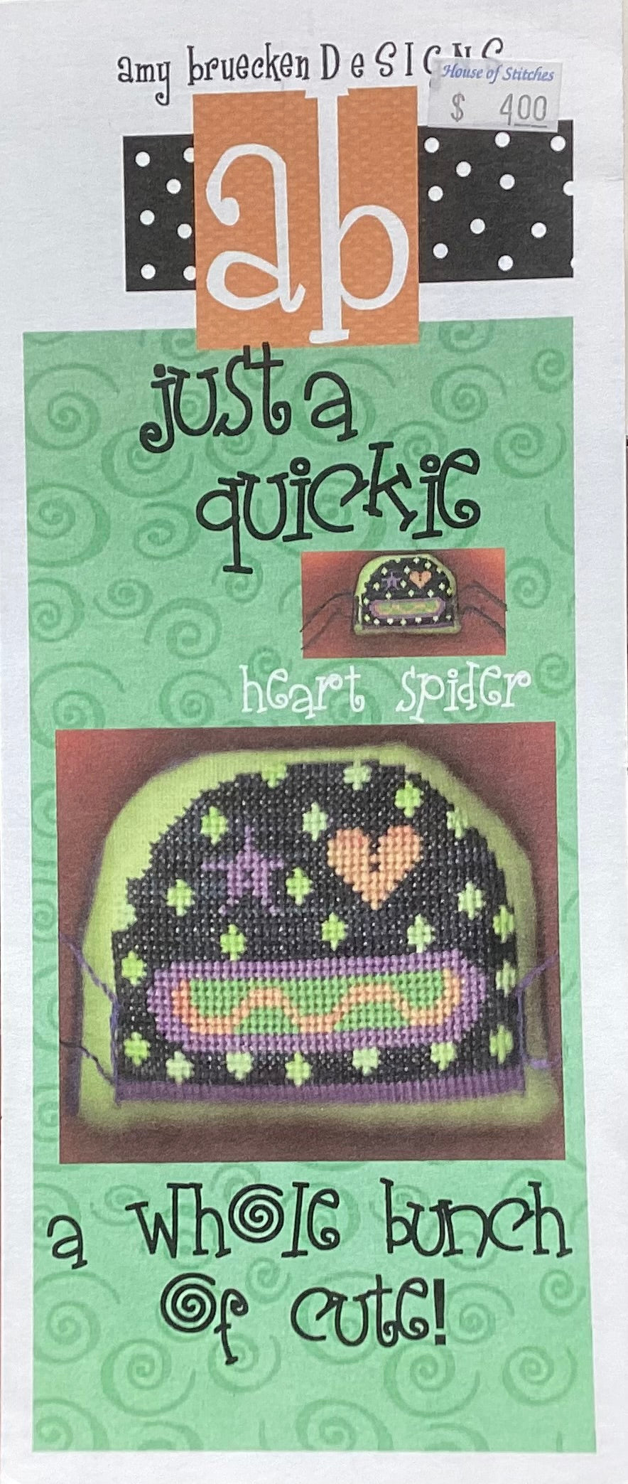 Just a Quickie: Heart Spider by Amy Bruecken Designs