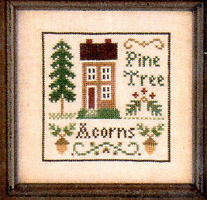 Acorns & Pines by Little House Needleworks