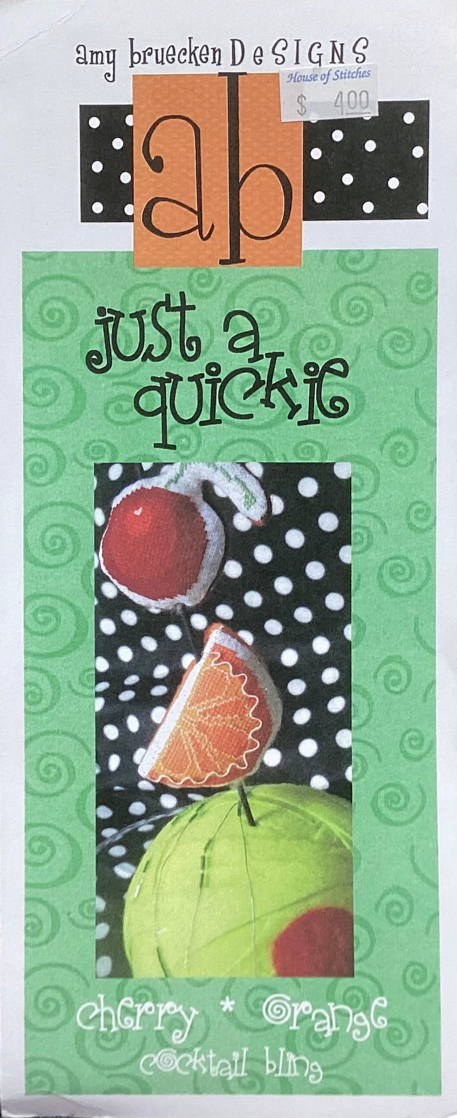 Just a Quickie: Cherry * Orange by Amy Bruecken Designs