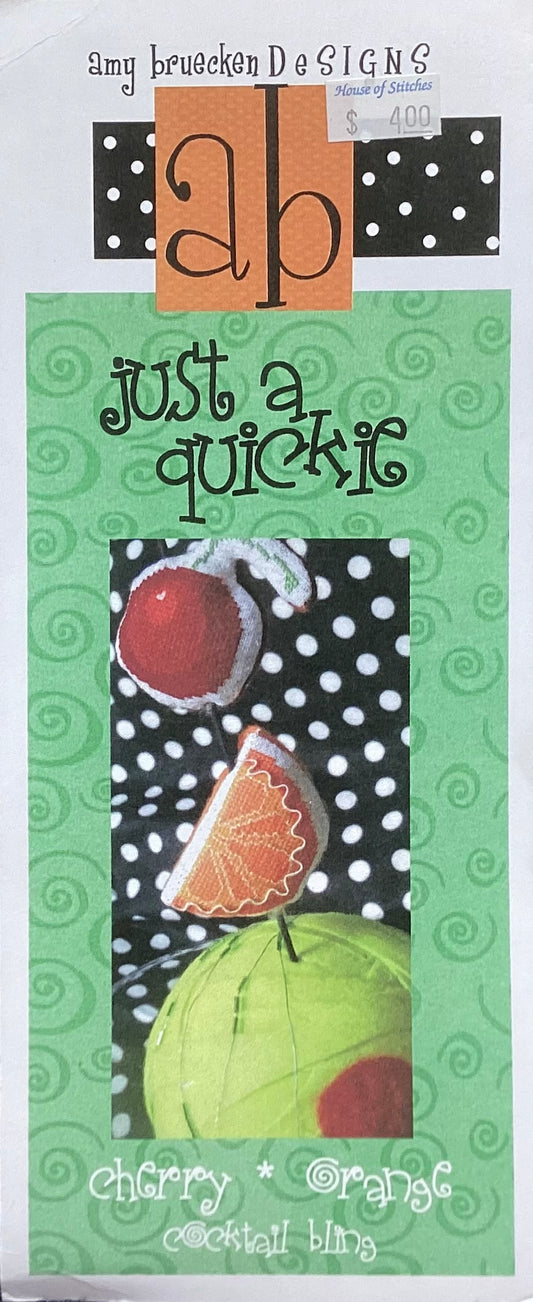 Just a Quickie: Cherry * Orange by Amy Bruecken Designs