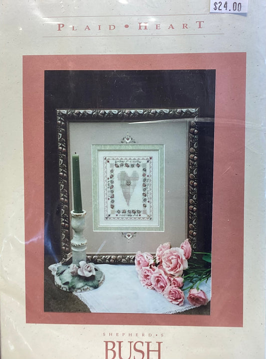 Plaid Hearts by Shepherd’s Bush Printworks