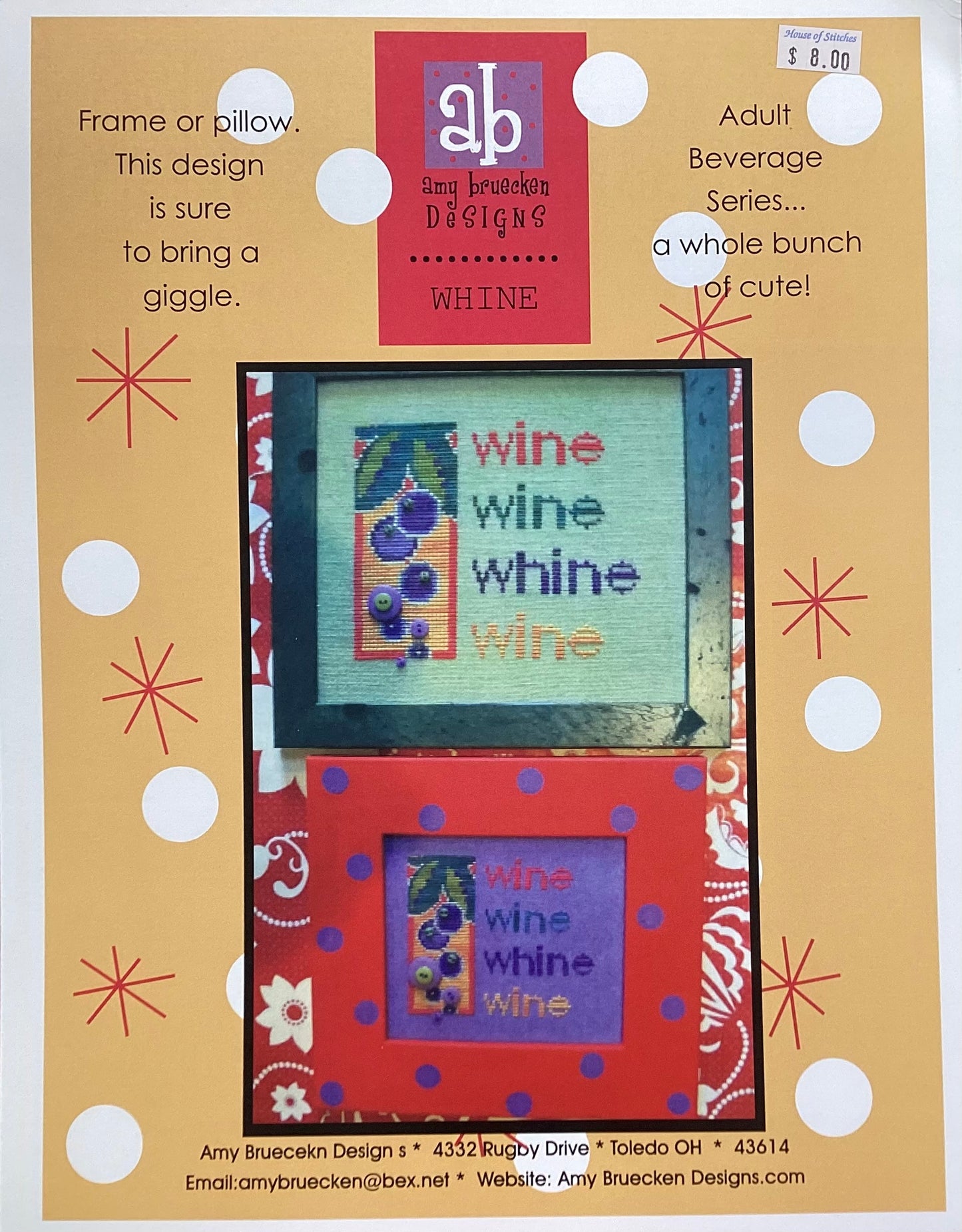Whine by Amy Bruecken Designs
