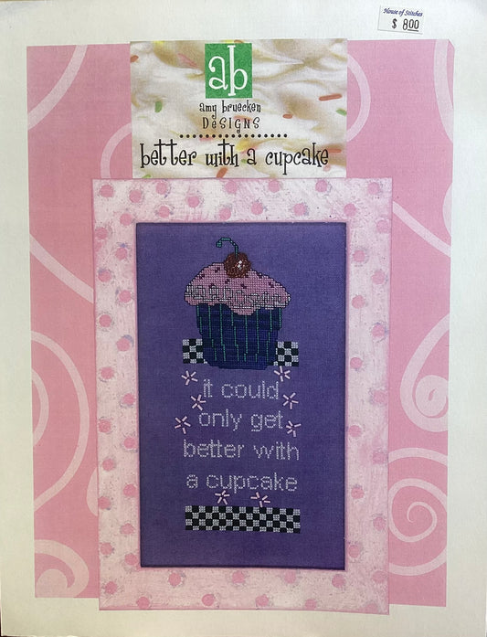 Better With A Cupcake by Amy Bruecken Designs