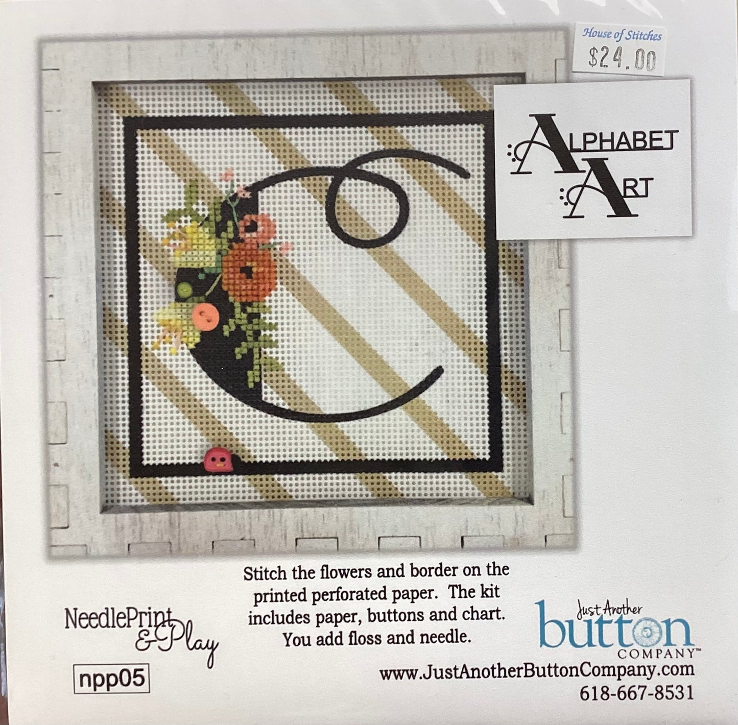 Alphabet At: “C” by NeedlePrint & Play