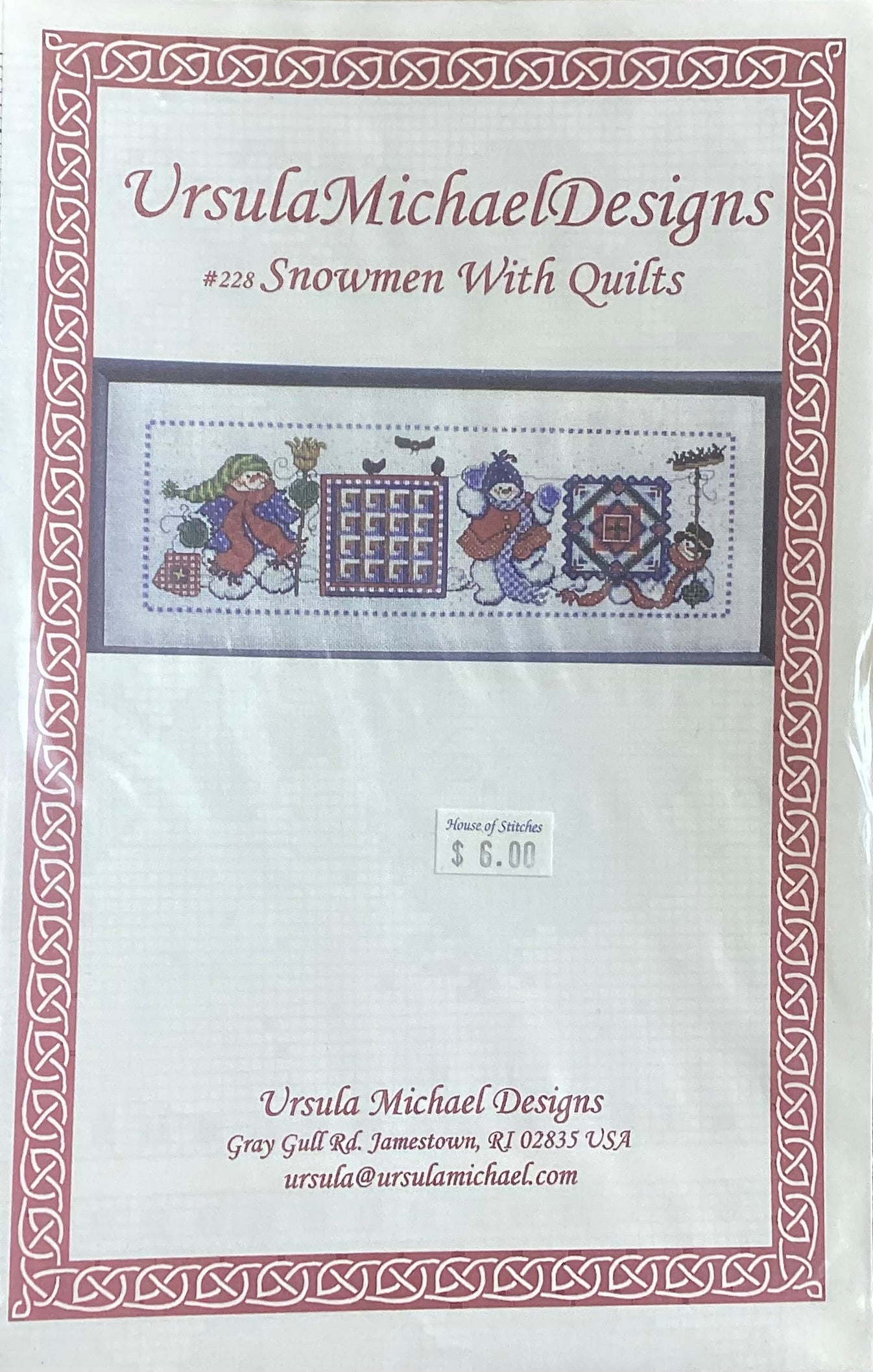 Snowmen With Quilts by Ursula Michaels Designs