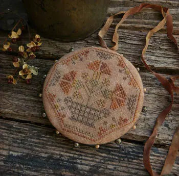 Quaker Carnations Pinwheel by ThreadWork Primitives