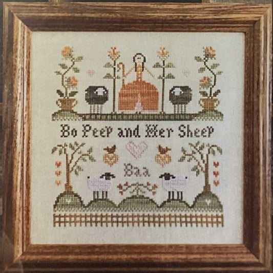 Bo Peep and Her Sheep by Little House Needleworks