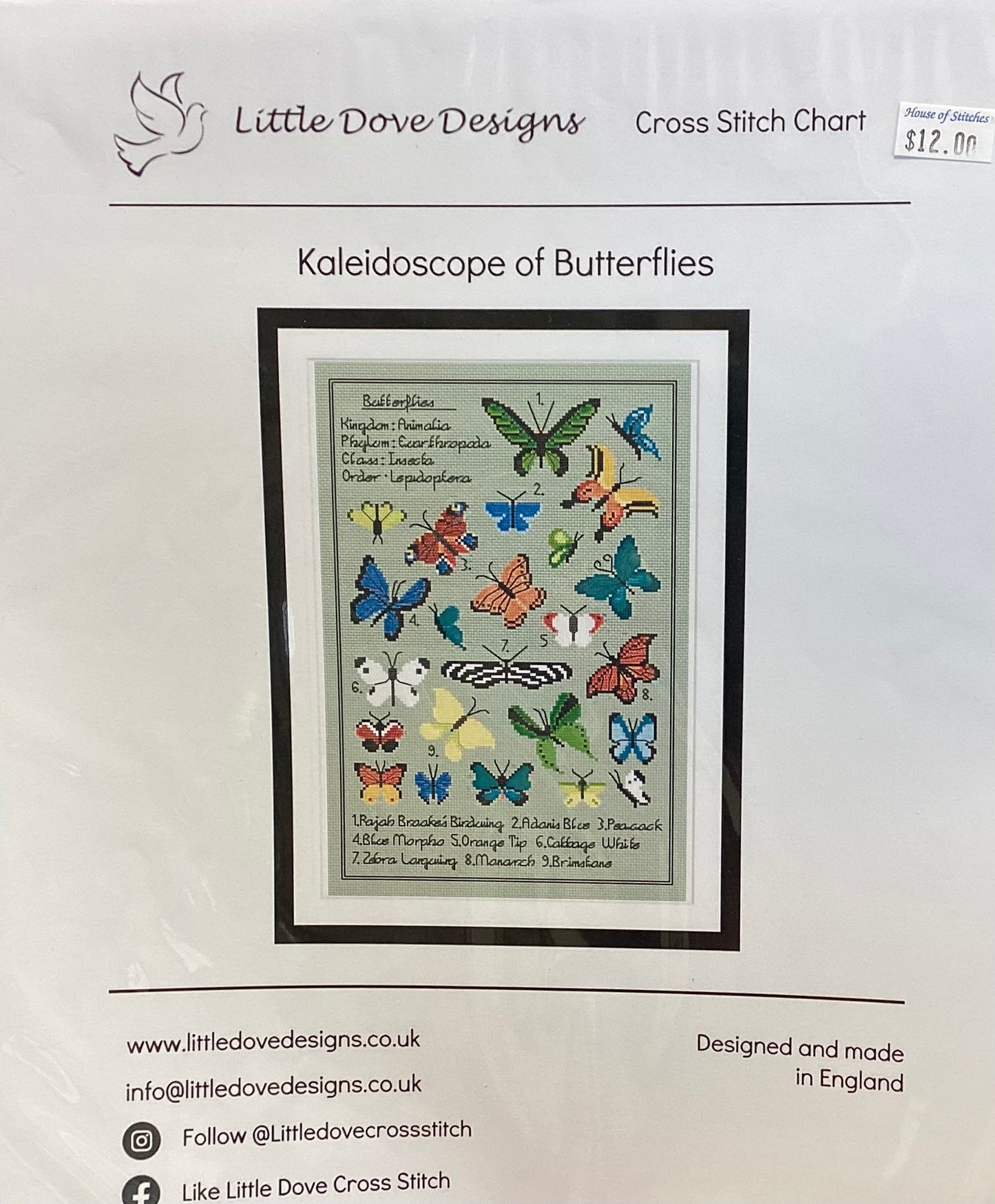 Kaleidoscope of Butterflies by Little Dove Designs