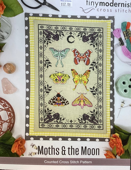 Moths & the Moon by Tiny Modernist