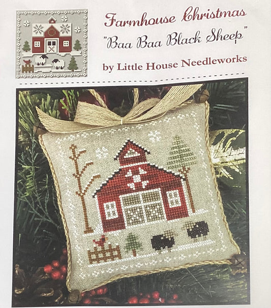 Farmhouse Christmas: Baa Baa Black Sheep by Little House Needleworks