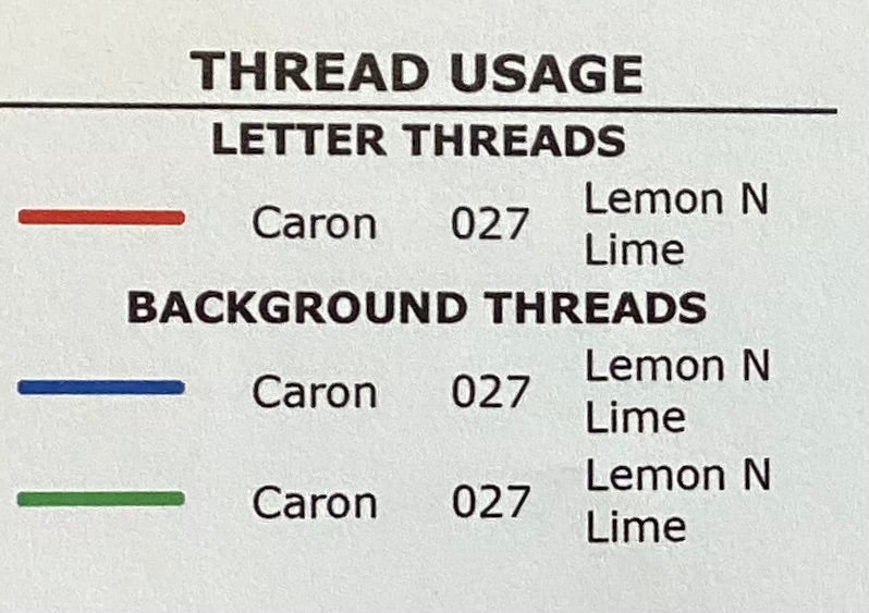 Knotograms- E by Stitchin’spiration