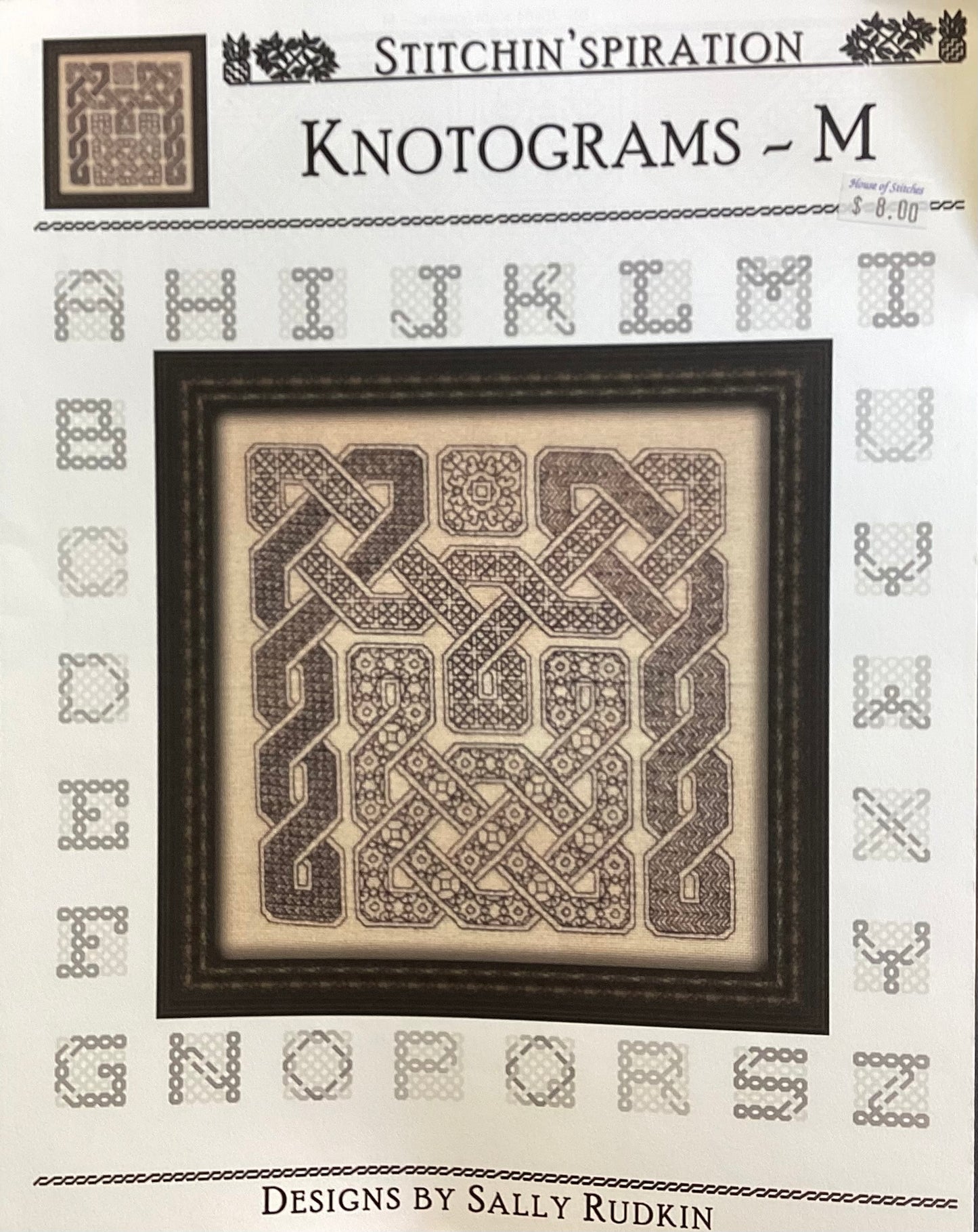 Knotograms-M by Stitchin’spiration