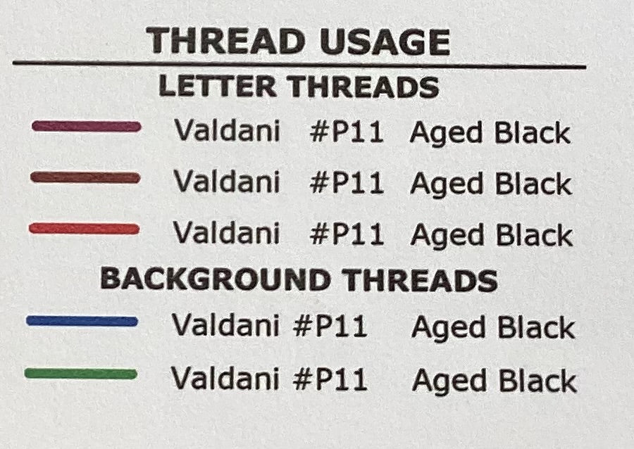 Knotograms-M by Stitchin’spiration