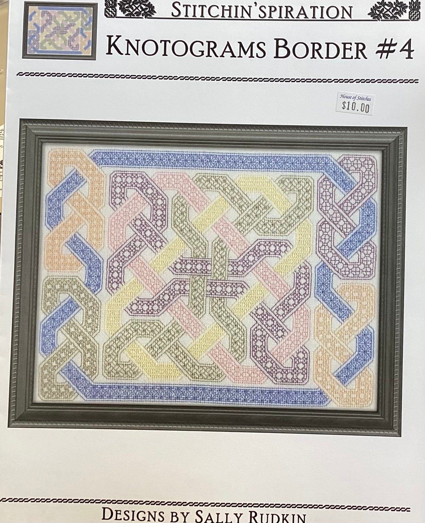 Knotograms Border #4 by Stitchin’spiration