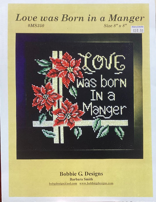 Love was Born in a Manger by Bobbie G. Designs