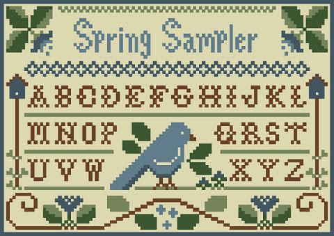 Spring, Summer, Autumn, & Winter Sampler Bundle by Little House Needleworks