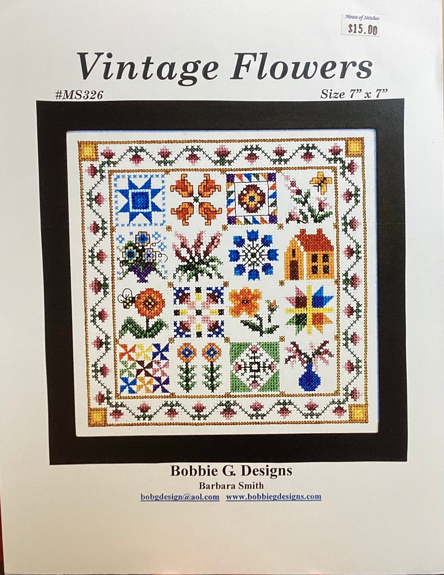 Vintage Flowers by Bobbie G. Designs