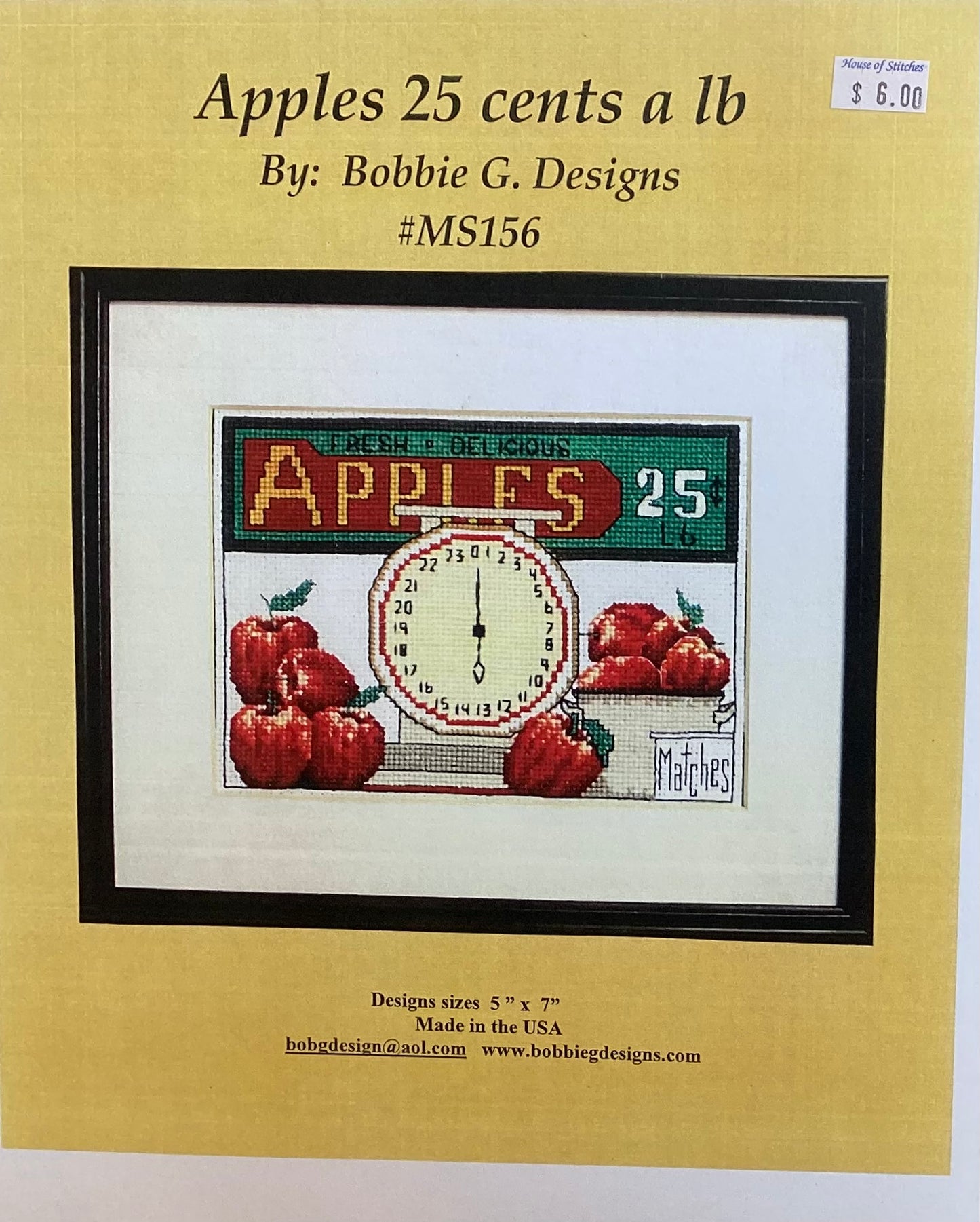 Apples 25 cents a lb by Bobbie G. Designs