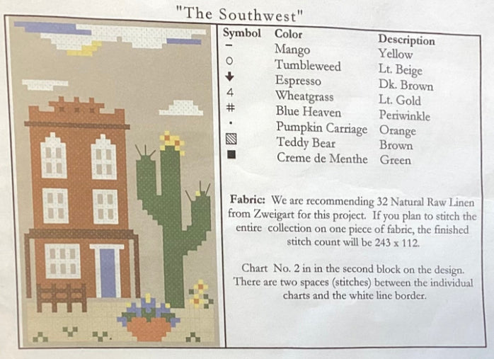 From Sea to Shining Sea: The Southwest by Little House Needleworks