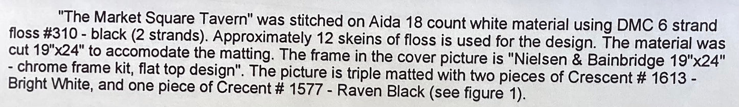 The Market Square Tavern by Ronnie Rowe Designs