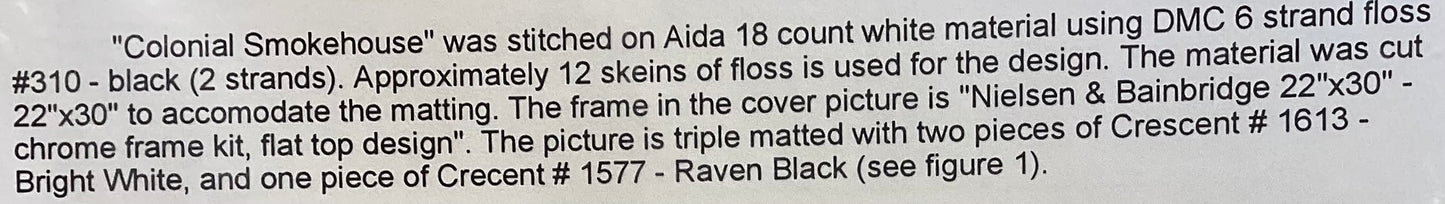 Colonial Smokehouse by Ronnie Rowe Designs